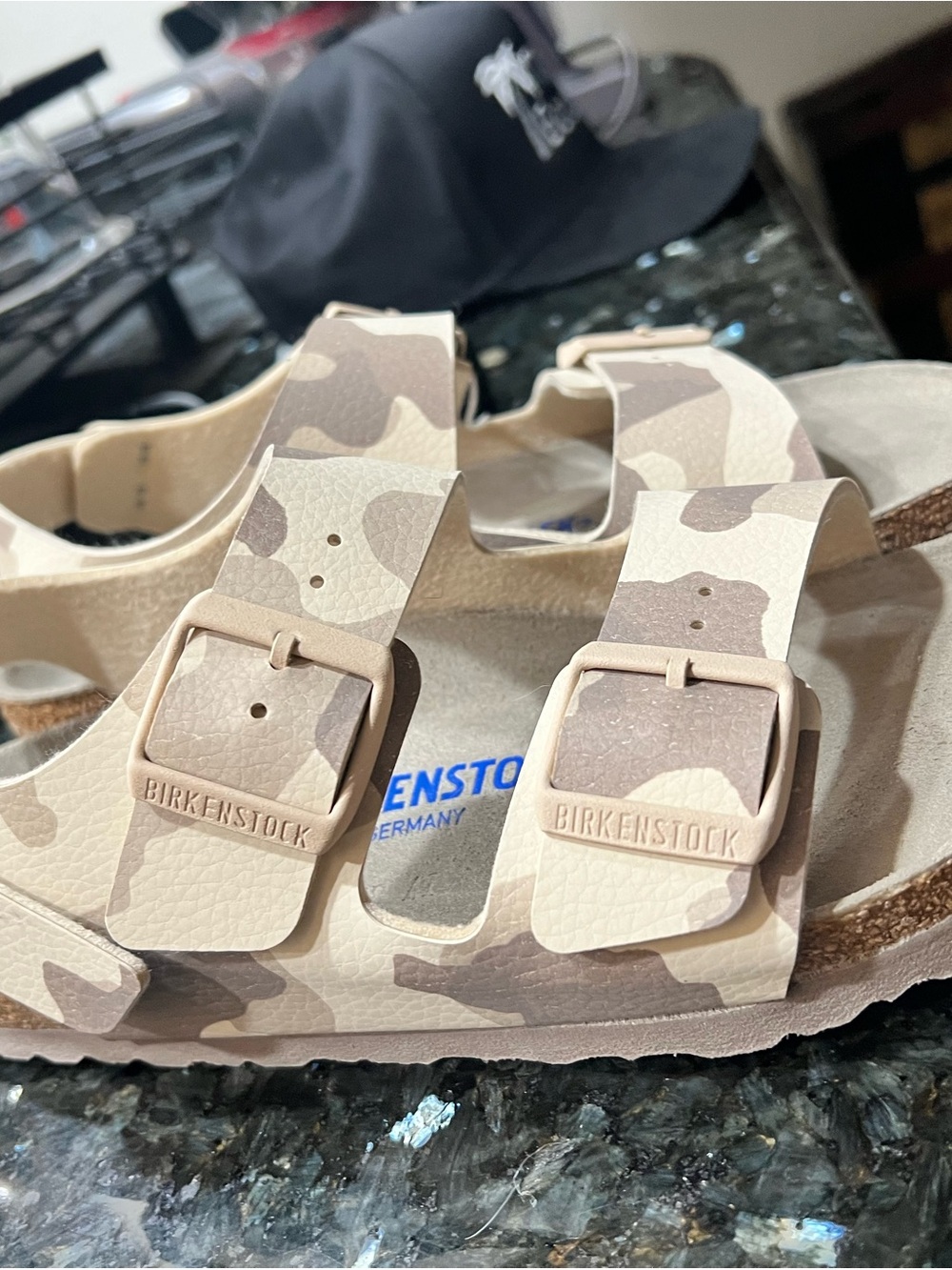 Birkenstock Camo Sandal in Beige